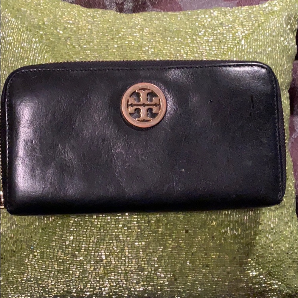 Tory Burch Wallet Gold zipper